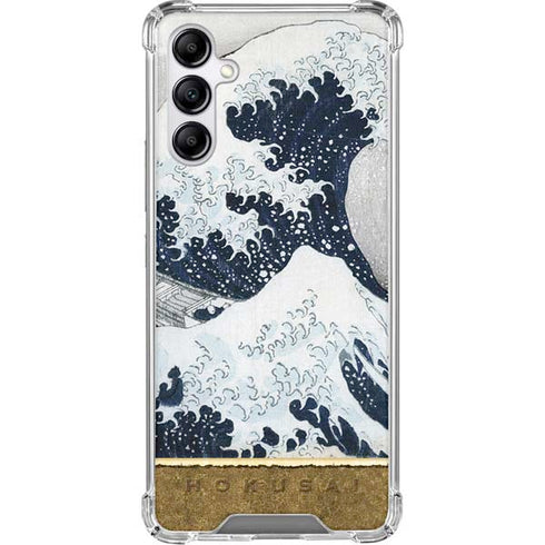 The Great Wave off Kanagawa by Hokusai Galaxy A15 5G Clear Case
